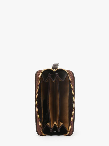 Portemonnee Leder Nat et nin Bruin vintage PIA ander zicht 1